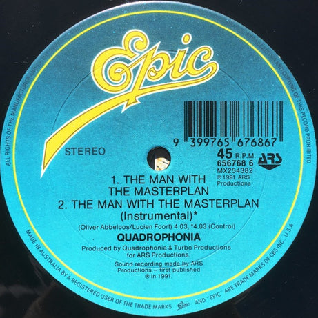 Quadrophonia : Quadrophonia (12", Single)