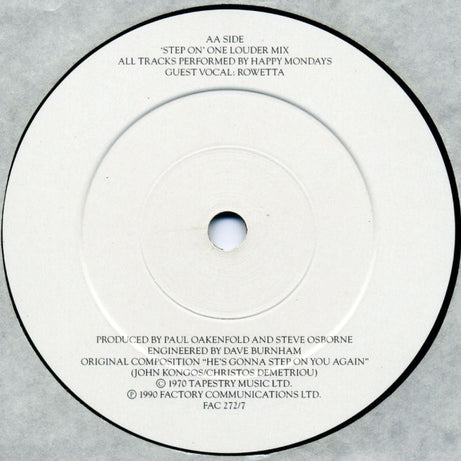 Happy Mondays : Step On (7", Single)