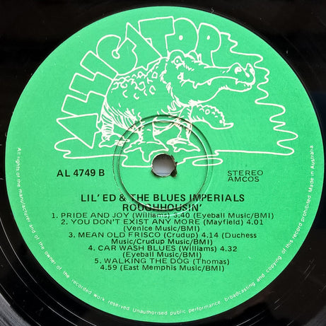 Lil' Ed And The Blues Imperials : Roughhousin' (LP, Album)