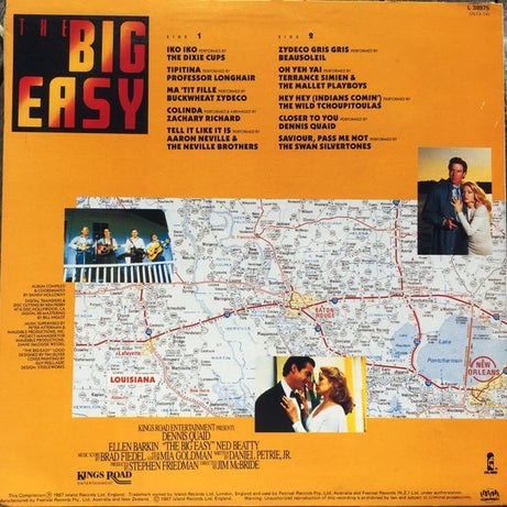 Various : The Big Easy (Original Motion Picture Soundtrack) (LP, Comp)