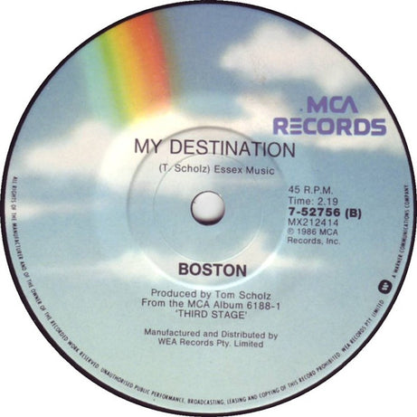 Boston : Amanda (7", Single)