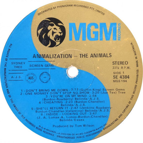 The Animals : Animalization (LP, Album)