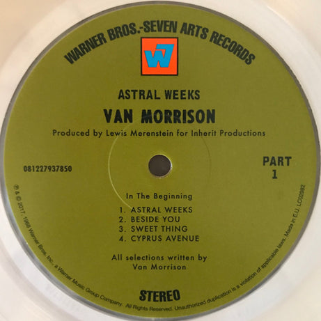 Van Morrison : Astral Weeks (LP, Album, RE, Cle)