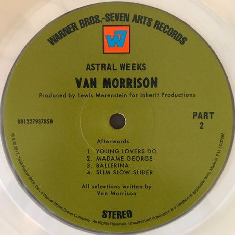 Van Morrison : Astral Weeks (LP, Album, RE, Cle)