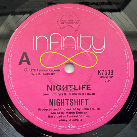 Nightshift (12) : Nightlife (7", Single)