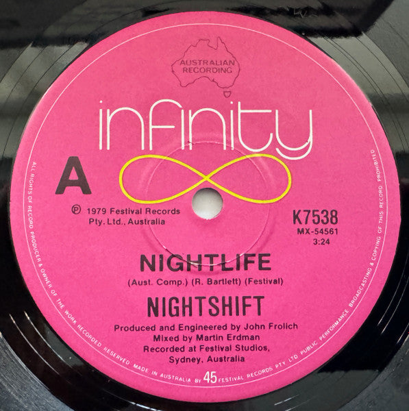 Nightshift (12) : Nightlife (7", Single)