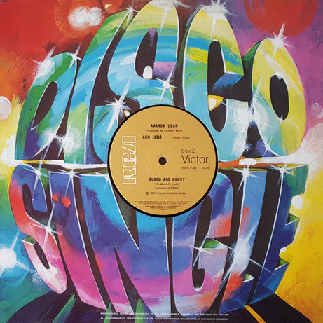 Amanda Lear : Blood & Honey (12", Maxi, Ltd)