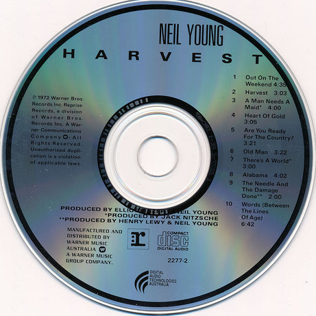 Neil Young : Harvest (CD, Album, RE)