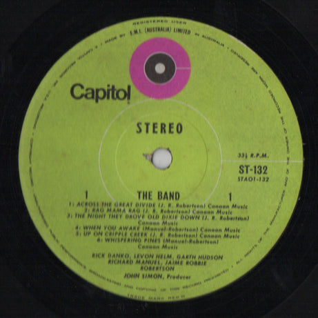 The Band : The Band (LP, Album)