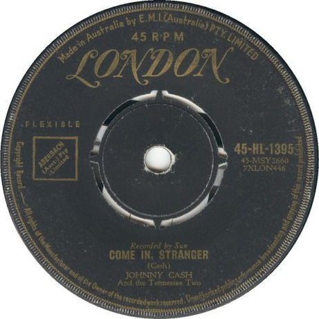 Johnny Cash & The Tennessee Two : Guess Things Happen That Way (7", Single)