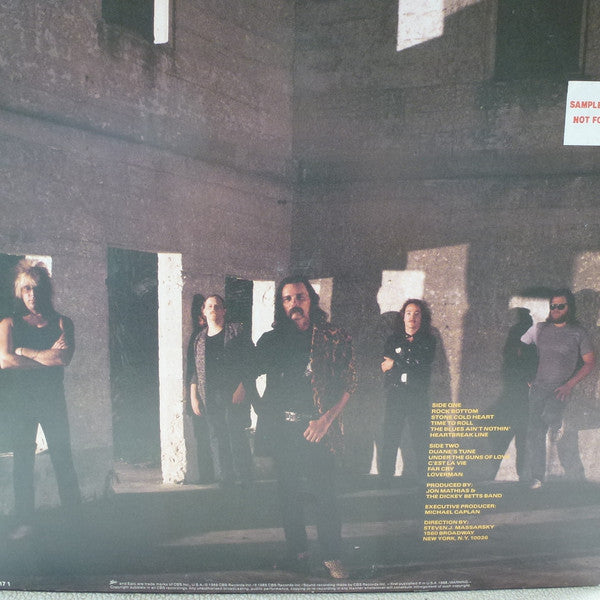 The Dickey Betts Band : Pattern Disruptive (LP, Album)