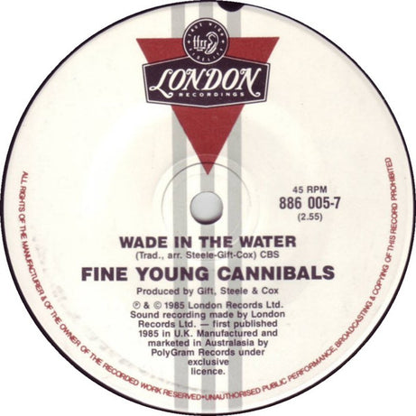 Fine Young Cannibals : Blue (7", Single)