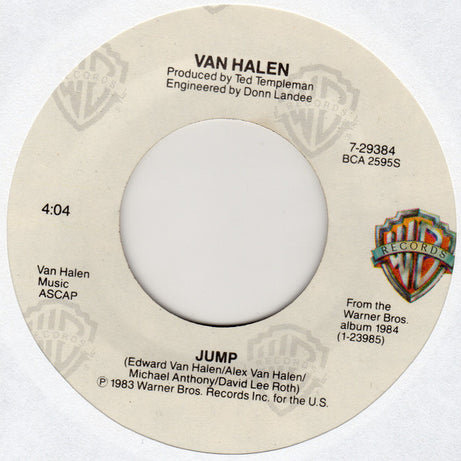 Van Halen : Jump! (7", Single, Spe)
