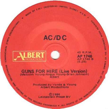 AC/DC : Who Made Who (7", Single)