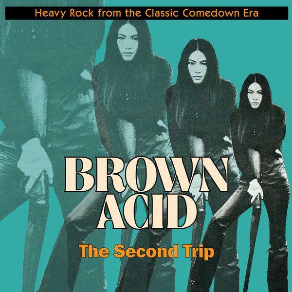 Various : Brown Acid: The Second Trip (Heavy Rock From The Classic Comedown Era) (LP, Comp, RP, Ora)