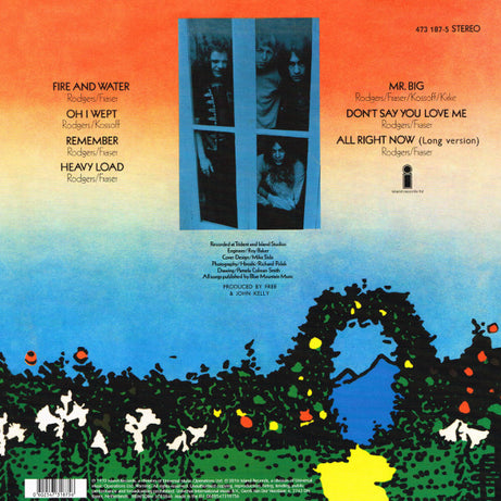 Free : Fire And Water (LP, Album, RE, RM, 180)