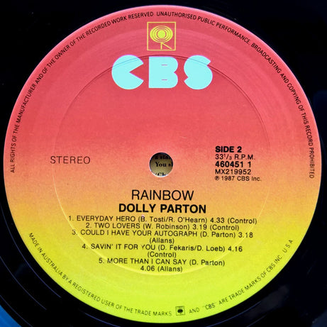 Dolly Parton : Rainbow (LP, Album)