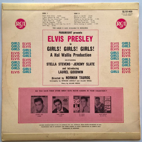 Elvis Presley : Girls! Girls! Girls! (LP, Album)