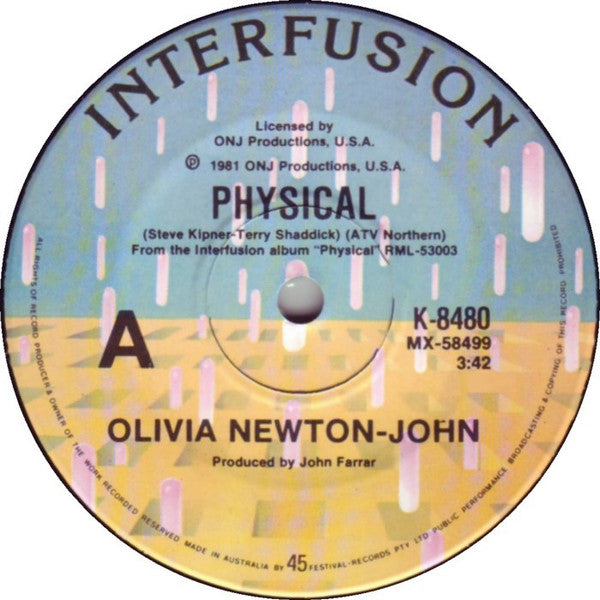 Olivia Newton-John : Physical (7", Single, Gen)