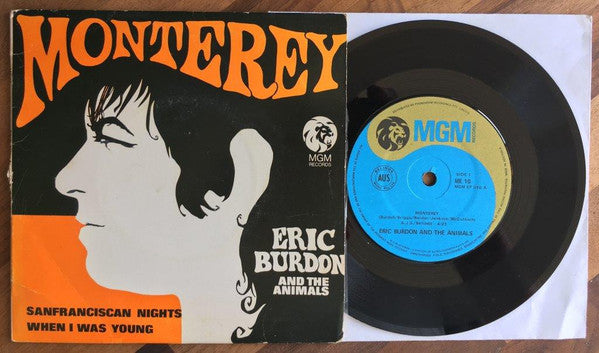 Eric Burdon & The Animals : Monterey (7", EP)