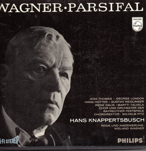 Richard Wagner, Hans Knappertsbusch, Orchester der Bayreuther Festspiele : Parsifal (5xLP, HI  + Box)
