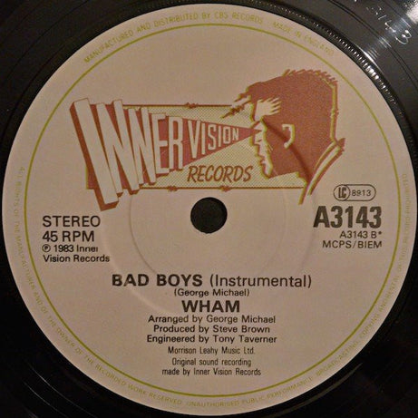Wham! : Bad Boys (7", Single)
