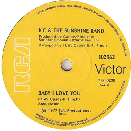 KC & The Sunshine Band : Keep It Comin' Love (7", Single)