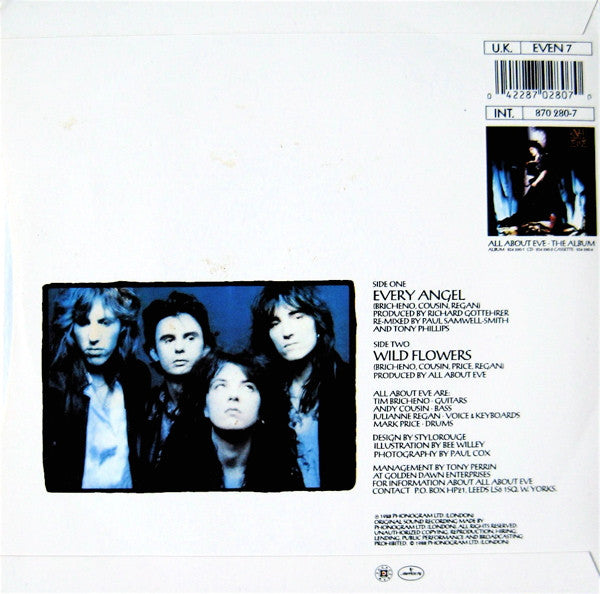 All About Eve : Every Angel (7", Single, Pap)