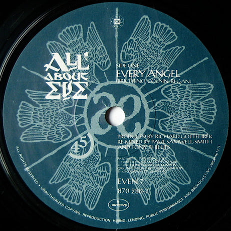 All About Eve : Every Angel (7", Single, Pap)