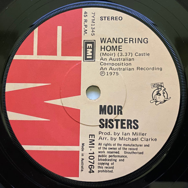 Moir Sisters : Don't Tell Your Mama (7", Single)