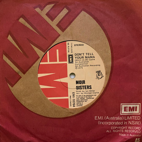 Moir Sisters : Don't Tell Your Mama (7", Single)