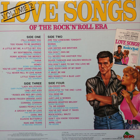 Various : Love Songs Of The Rock 'N' Roll Era Volume 2 (2xLP, Album, Comp)
