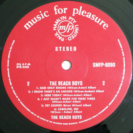 The Beach Boys : The Fabulous Beach Boys (LP, Album, RE)