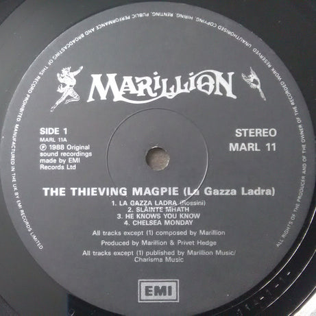 Marillion : The Thieving Magpie (La Gazza Ladra) (2xLP, Album)