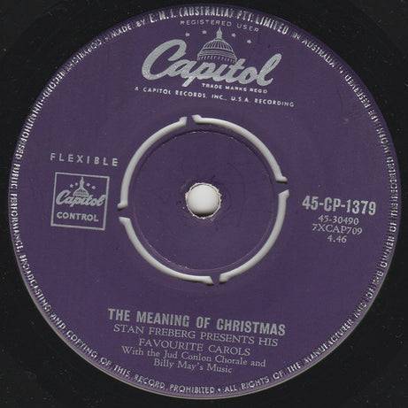 Stan Freberg : Green Chri$tma$ / The Meaning Of Christmas (7", Single)