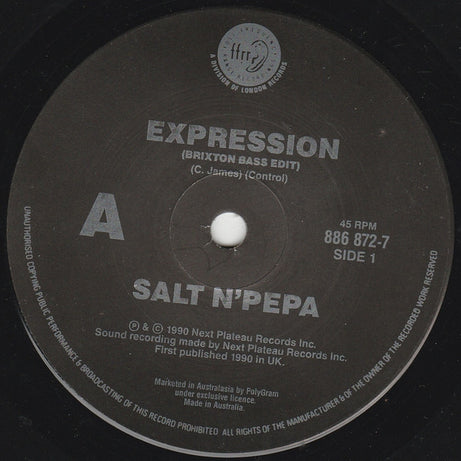 Salt 'N' Pepa : Expression (7", Single)