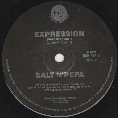 Salt 'N' Pepa : Expression (7", Single)