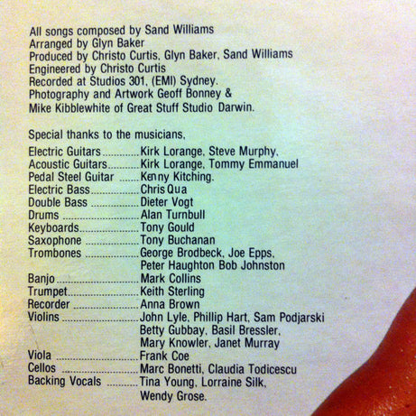 Sand Williams : Buffaloes Can't Fly (LP, Album)