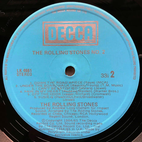 The Rolling Stones : No.2 (LP, Album, RE)