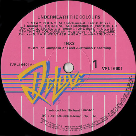 INXS : Underneath The Colours (LP, Album, Gat)