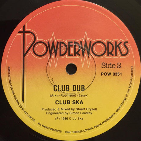 Club Ska : Black & White (7", Single)