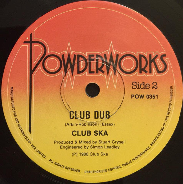 Club Ska : Black & White (7", Single)