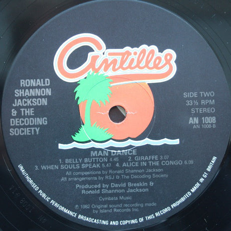 Ronald Shannon Jackson And The Decoding Society : Mandance (LP, Album)