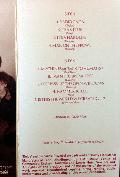 Queen : The Works (Cass, Album, Dol)