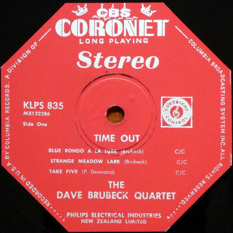 The Dave Brubeck Quartet : Time Out (LP, Album)