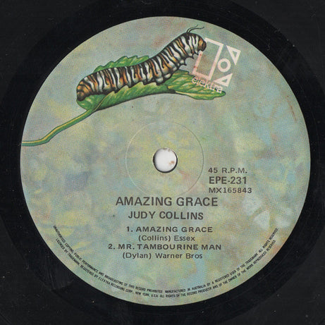 Judy Collins : Amazing Grace (7")