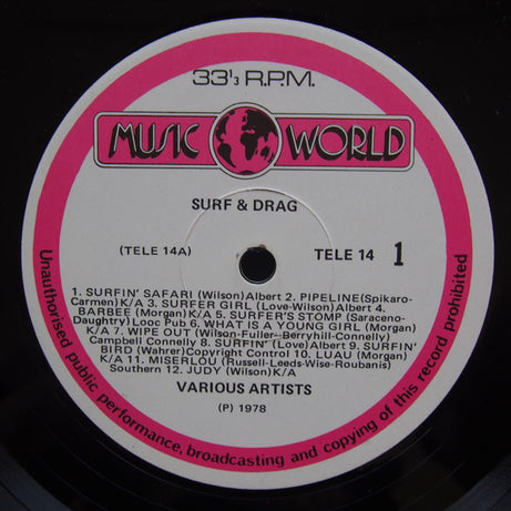 Various : Surf & Drag (LP, Comp)