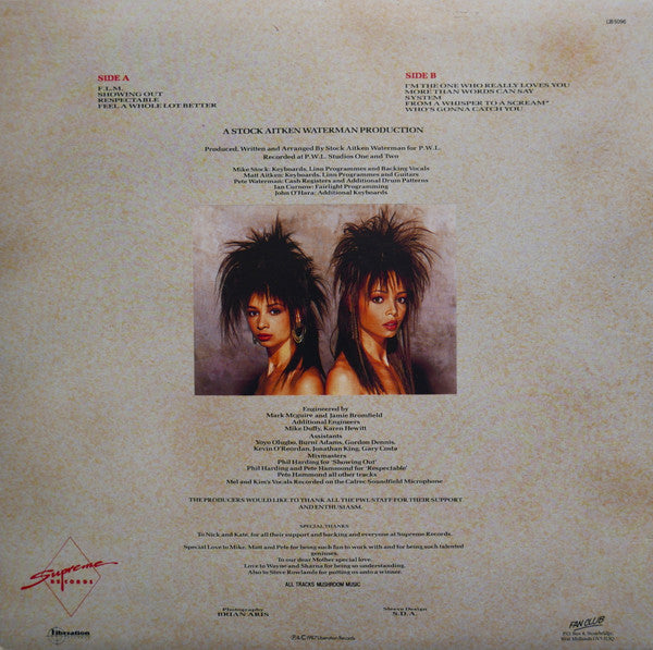 Mel & Kim : F.L.M. (LP, Album)