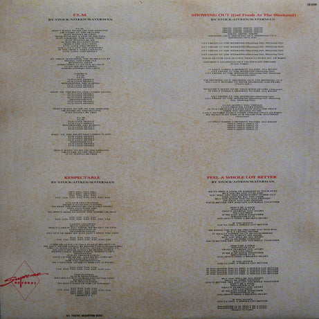 Mel & Kim : F.L.M. (LP, Album)