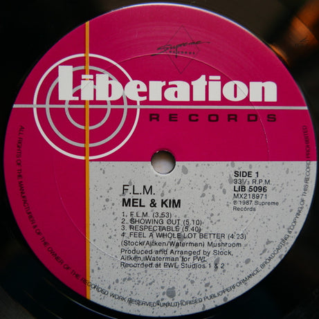 Mel & Kim : F.L.M. (LP, Album)